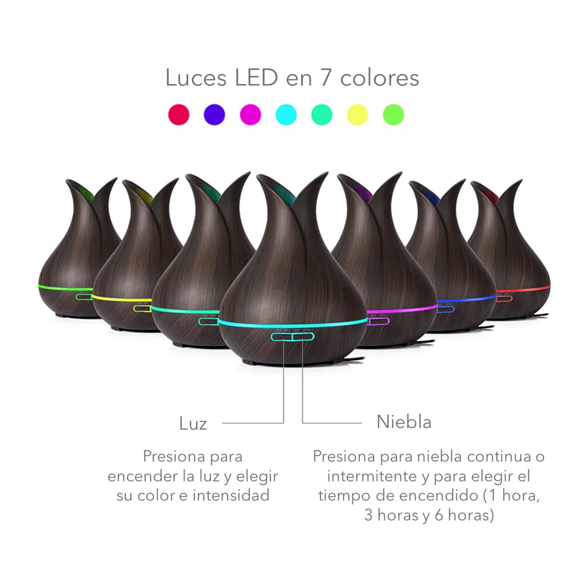 Difusor Eléctrico Bloom Madera Oscura - Image 5
